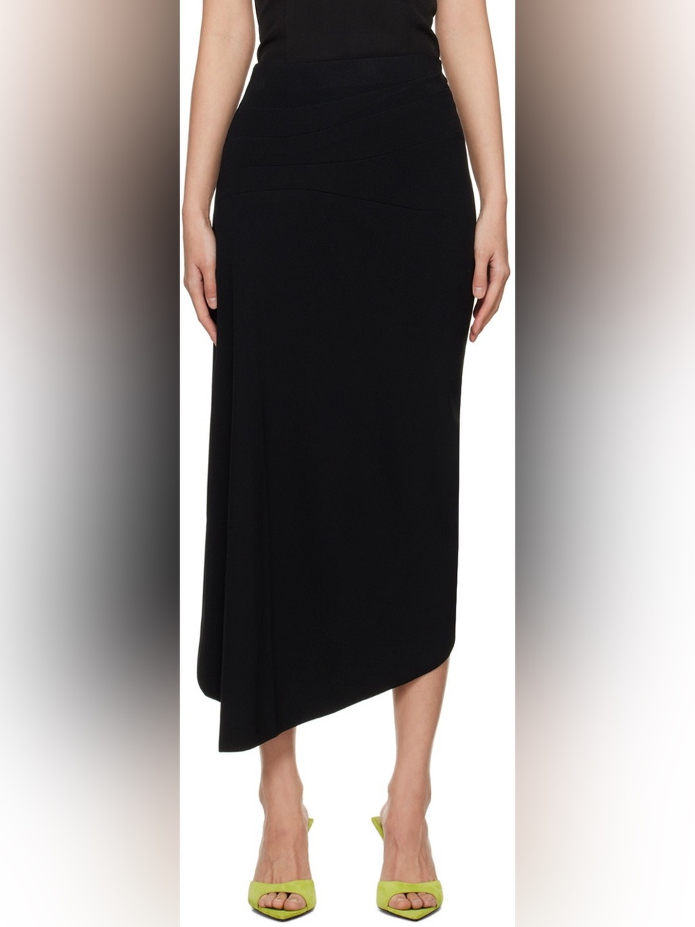 Gauge81 Lange black midi skirt new without tags